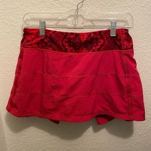 Lululemon Red Skirt (Size 6)